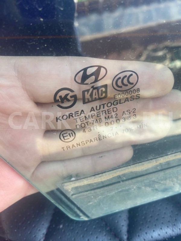 Стекло двери передней правой Hyundai Sonata V рестайлинг (2007—2010) Hyundai Sonata оригинальный номер 824213K000