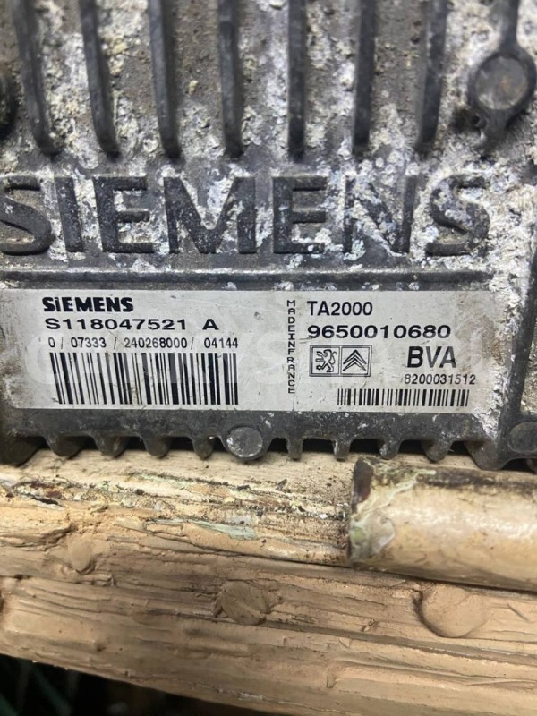 Блок управления АКПП Citroen C3 I (2002—2006) Citroen C3 оригинальный номер S118047521