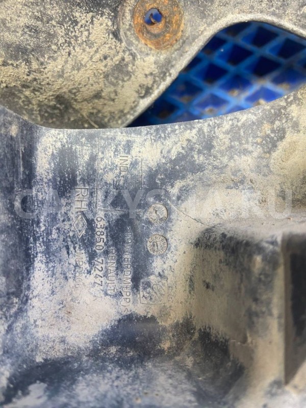 брызговики комплект Renault Kaptur I (2016—2020) Renault 16 оригинальный номер 638507247r