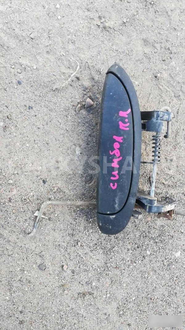 Ручка двери наружная левая Renault Symbol I рестайлинг (2002—2006) Renault 20 оригинальный номер 7700433075