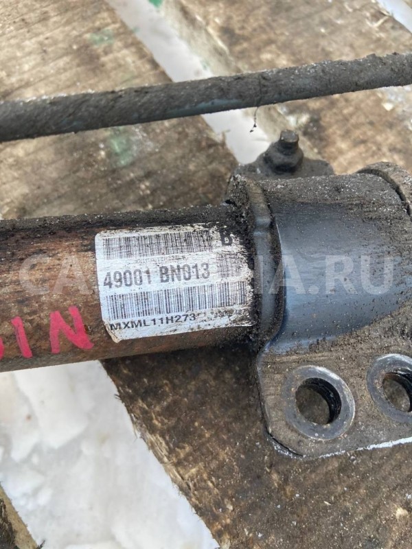 Рейка рулевая Nissan Almera N16 рестайлинг (2002—2006) Nissan Almera оригинальный номер 49001bn013