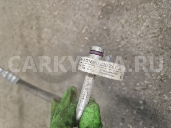 Трубка кондиционера Volkswagen Polo 5 Volkswagen Polo оригинальный номер 6RU820741A