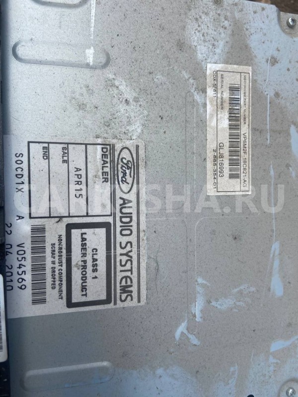 Магнитола Ford Focus II рестайлинг (2007—2011) Ford Focus оригинальный номер vp6m2f18c821ag