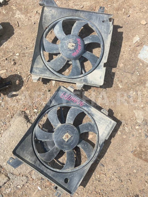 Вентилятор охлаждения Hyundai Elantra III рестайлинг (2003—2010) Hyundai Elantra оригинальный номер 977302D000