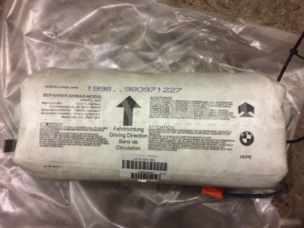 Подушка безопасности пассажирская BMW 3 E46 BMW 3er оригинальный номер 72128234828
