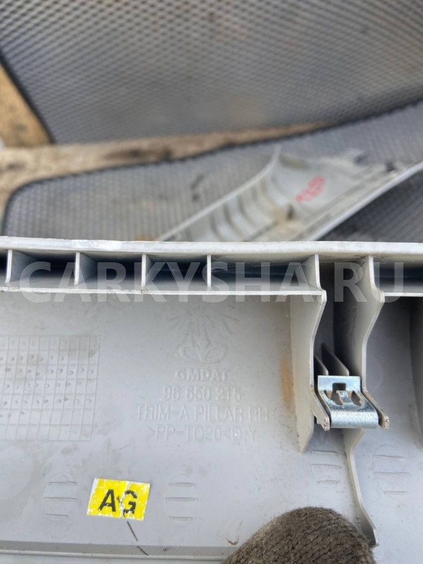 Обшивка стойки Chevrolet Aveo I рестайлинг (2006—2012) Chevrolet Aveo оригинальный номер 96650215