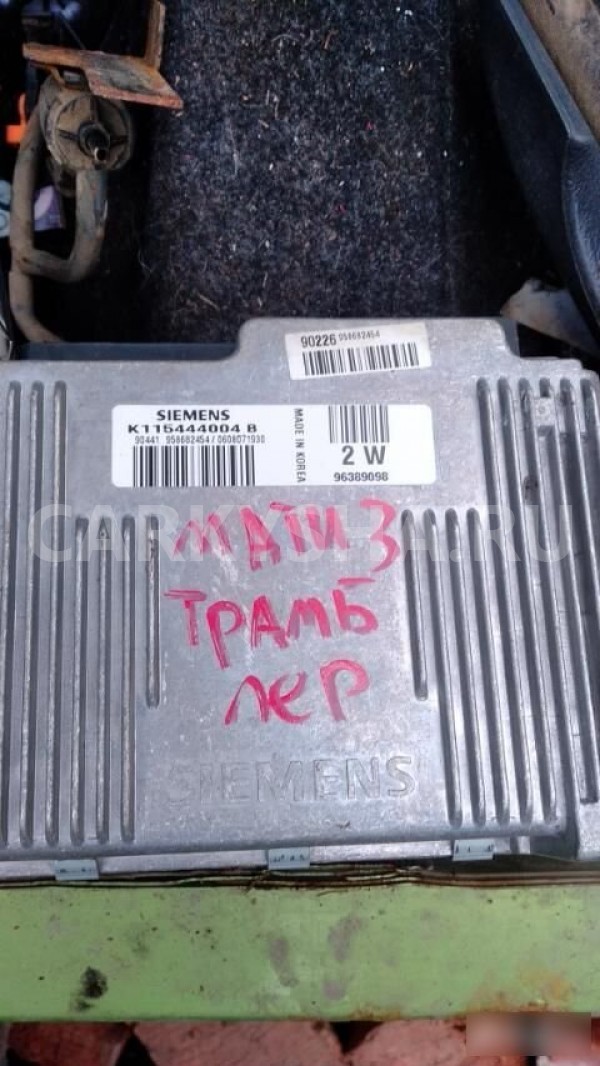 Блок управления двигателем Daewoo Matiz I рестайлинг (2000—2015) Daewoo Matiz оригинальный номер 96389098