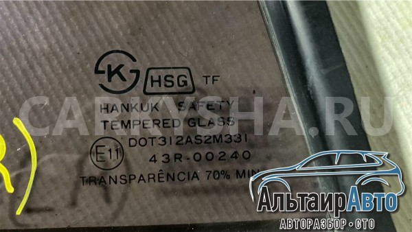 Стекло двери задней глухое левое Daewoo Nexia Daewoo Nexia оригинальный номер 90196929