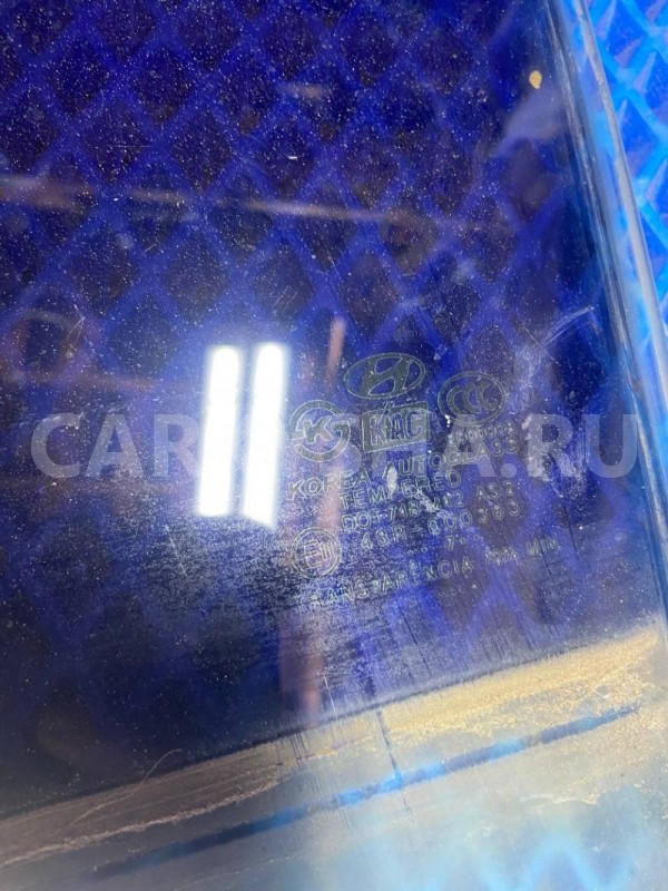 Стекло двери задней левой Hyundai Sonata V рестайлинг (2007—2010) Hyundai Sonata оригинальный номер 834113K000