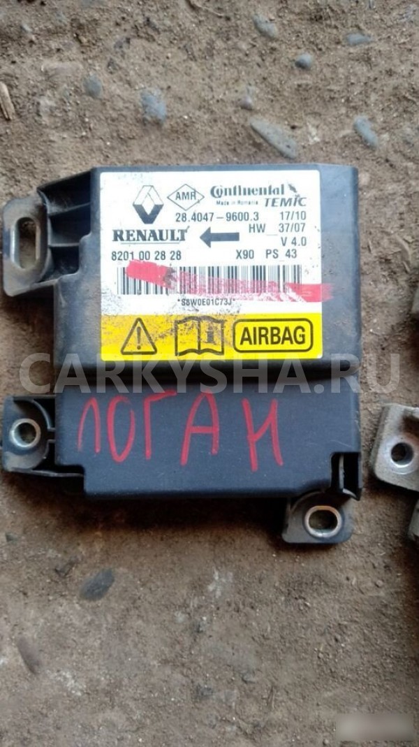 Блок управления AIR BAG Renault Logan I (2004—2009) Renault 20 
